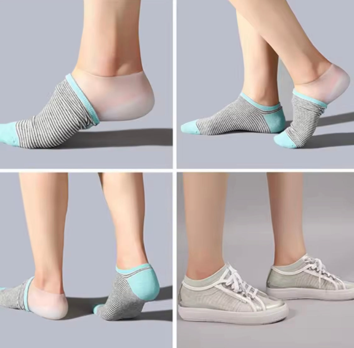Silicone Gel Moisturising Insoles, Anti cracking Heel Protector, Pain Relief Heel Shoe Accessories, Unisex Orthopedic Arch Support Heel Cushion Silicone Gel Moisturising Insoles, Anti cracking Heel Protector, Pain Relief Heel Shoe Accessories, Unisex Orthopedic Arch Support Heel Cushion